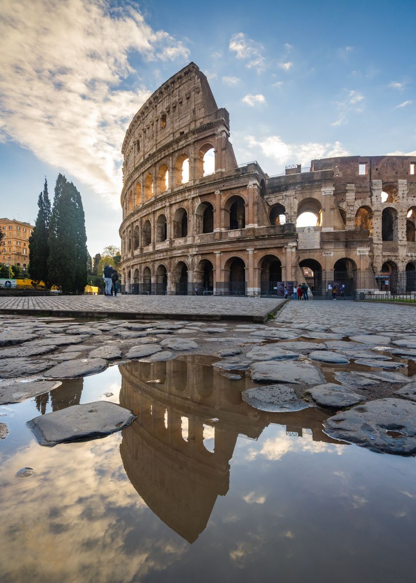 'Colosseum Rome Italy' Poster, picture, metal print, paint by Matteo ...