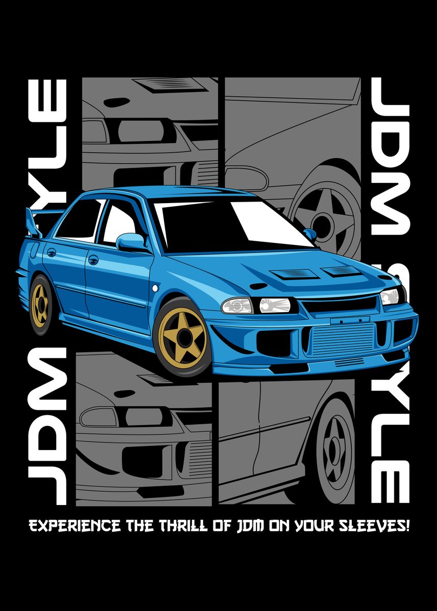 'Legend Car' Poster by Adam Project Displate