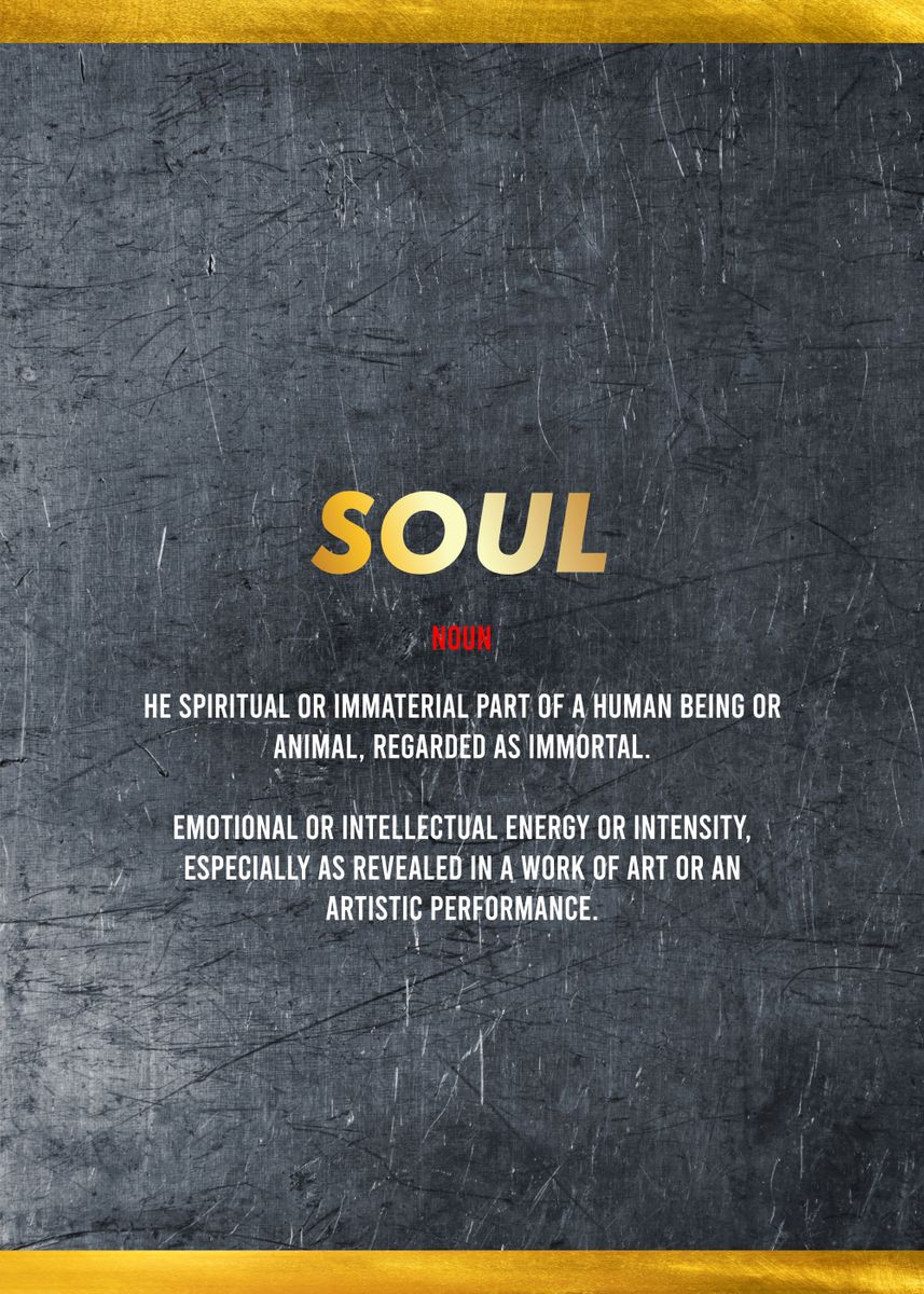 'soul' Poster by Exclusive posters Displate Displate