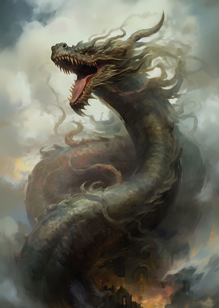 'Dragon' Poster by asep setia | Displate