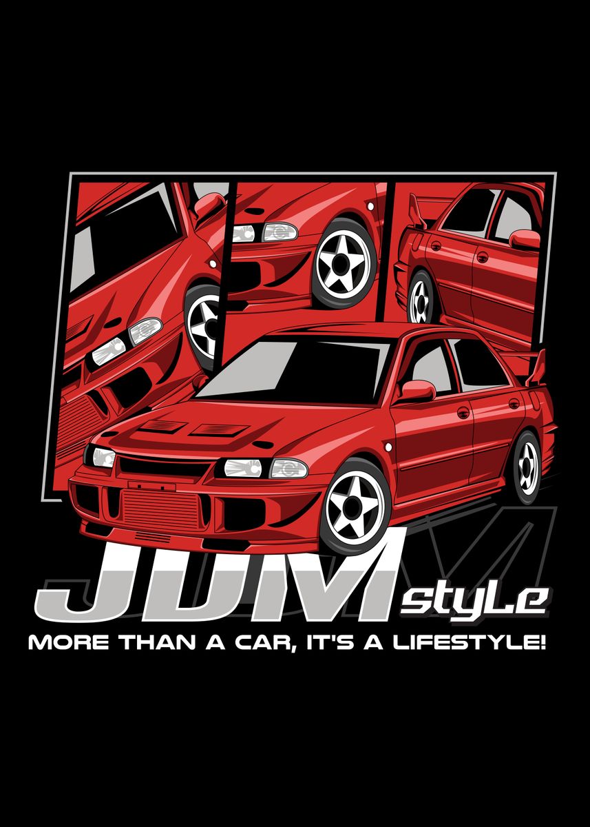 'Legend JDM Car' Poster by Adam Project Displate