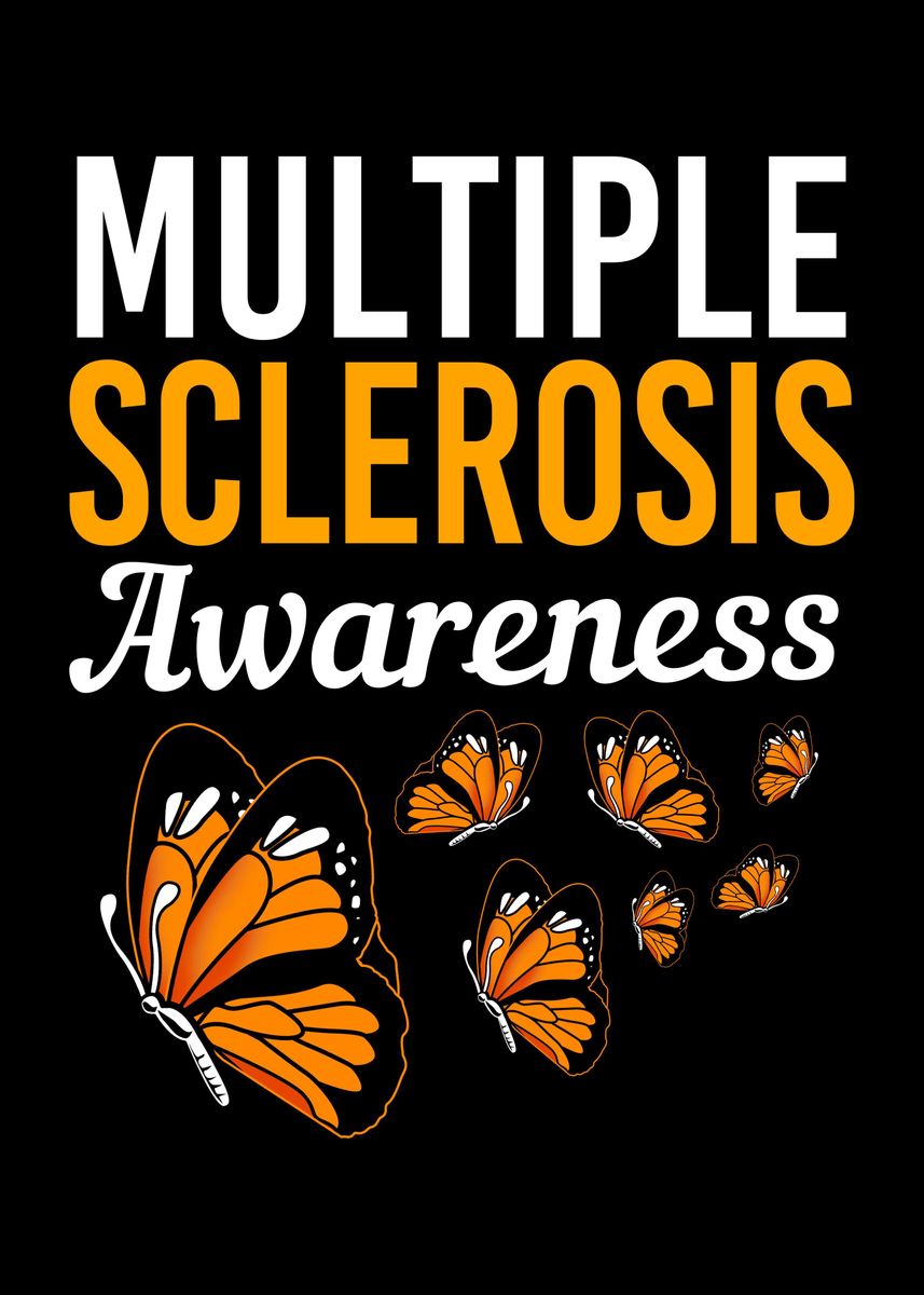 'multiple Sclerosis' Poster, Picture, Metal Print, Paint By Funnygifts 