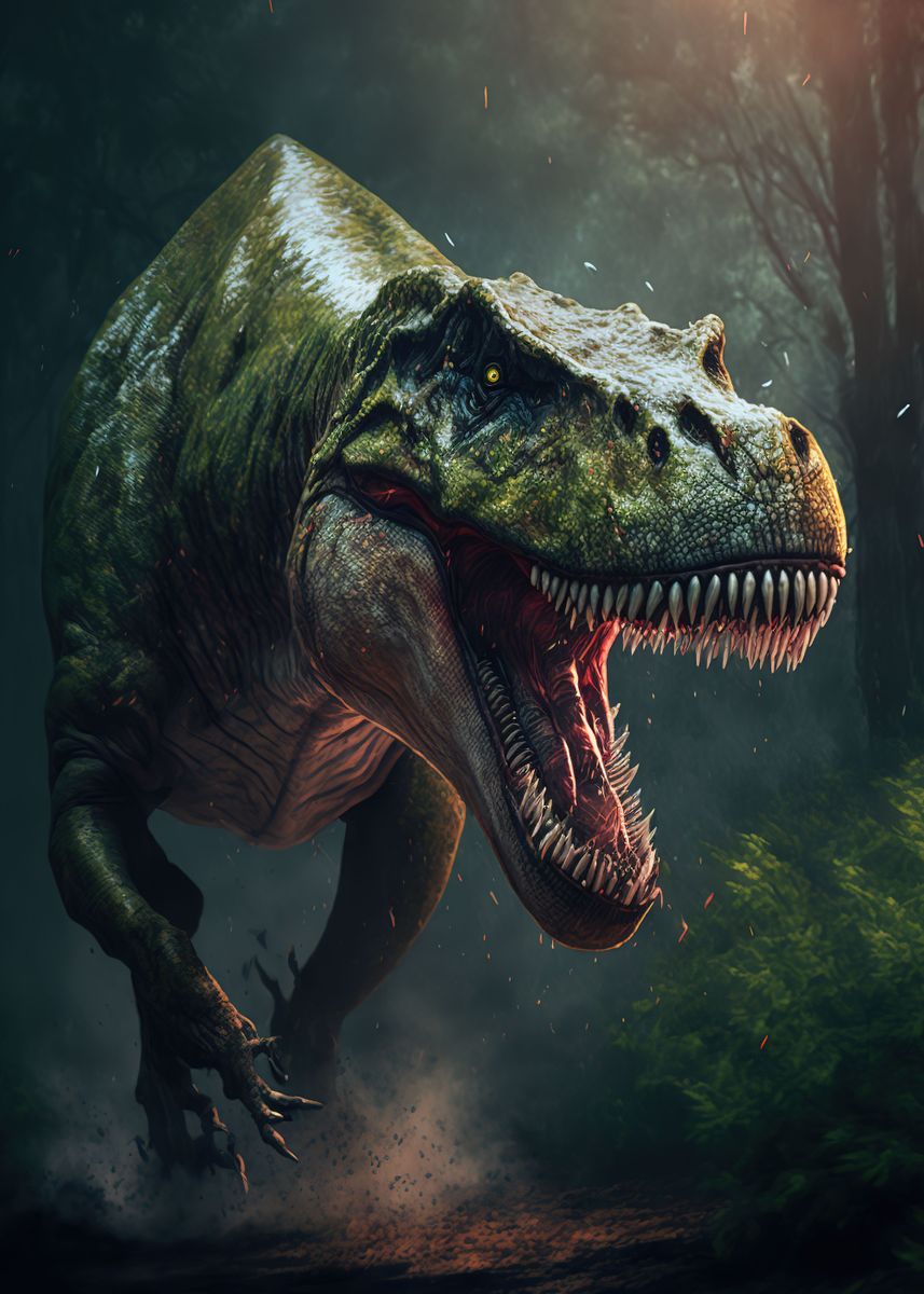 'dinosaur ' Poster by Eudora | Displate