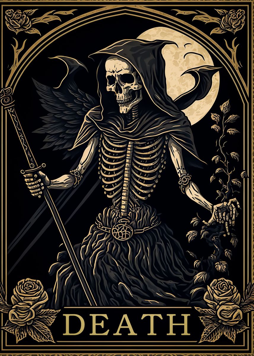 death tarot card' Poster by Brax Rice | Displate
