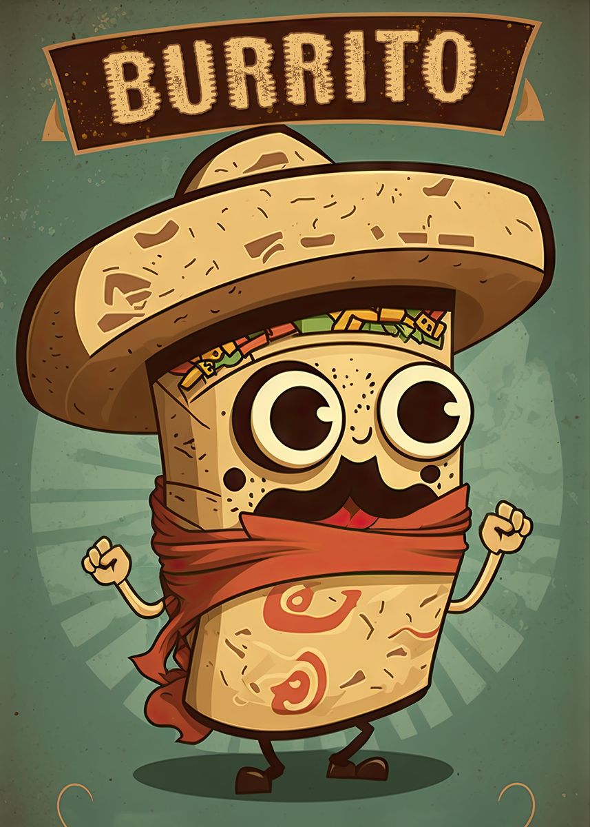 burrito cartoon images