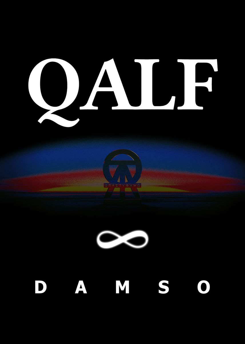 POSTER DAMSO - QALF // RHAJJ | Poster