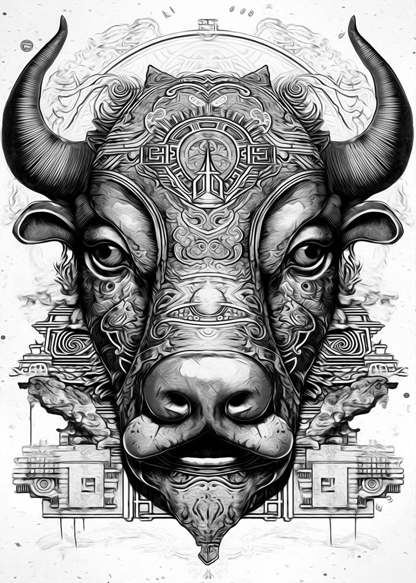 'Buffalo' Poster by Romos Xavi | Displate