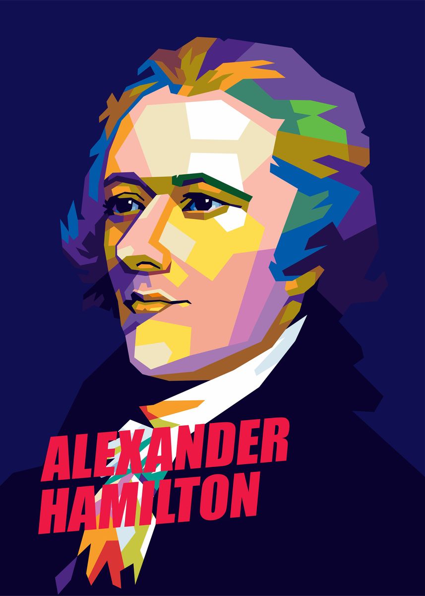 'alexander hamilton' Poster by Erick Sato | Displate