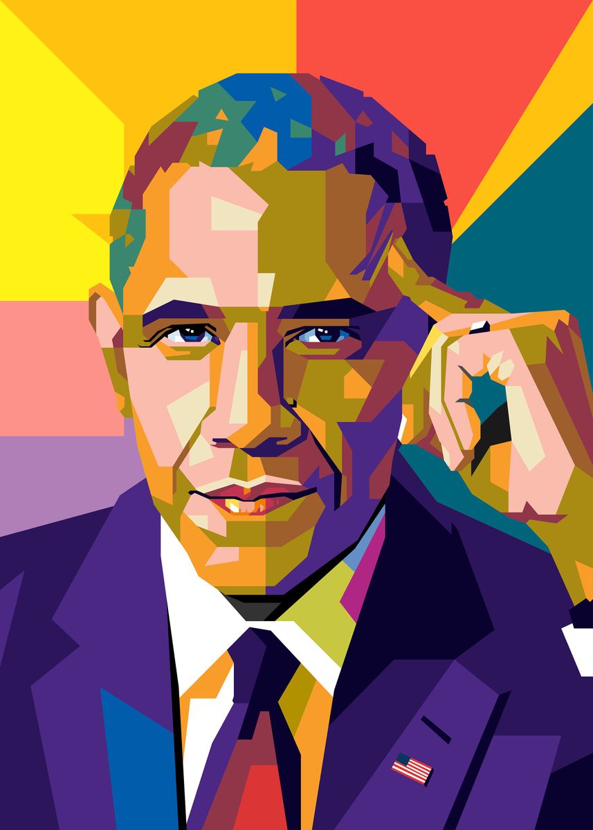 'barack Obama' Poster, Picture, Metal Print, Paint By Erick Sato 