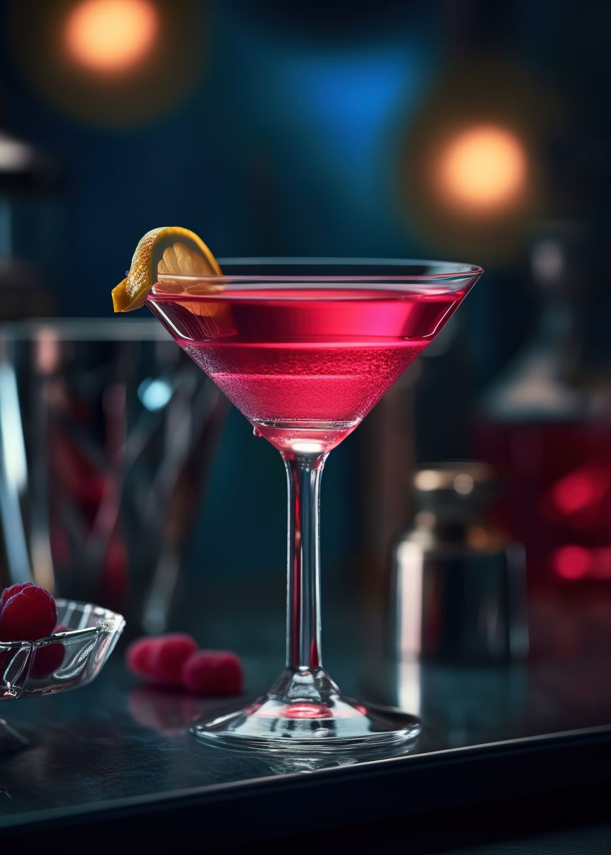 'cosmo Cocktail' Poster, Picture, Metal Print, Paint By Alexandru 