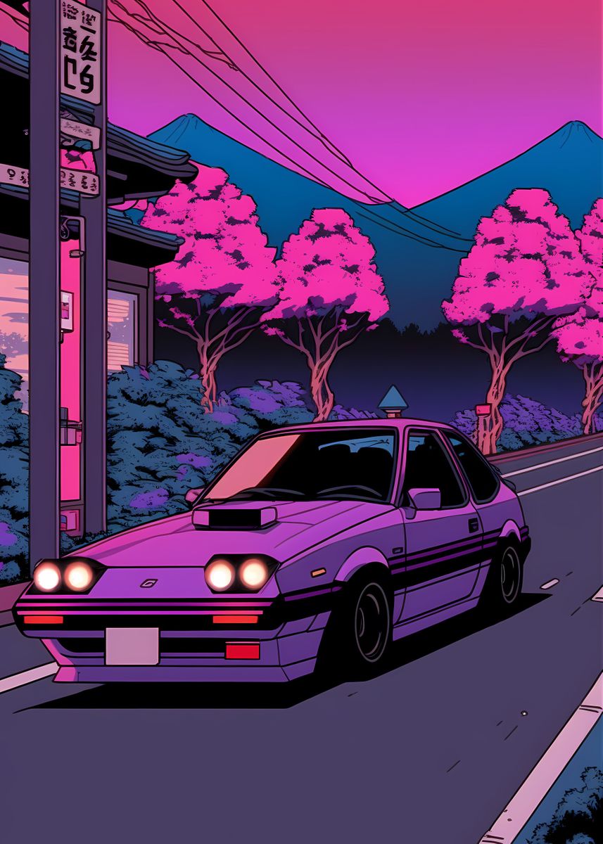 'JDM Car' Poster by Mashowa Displate