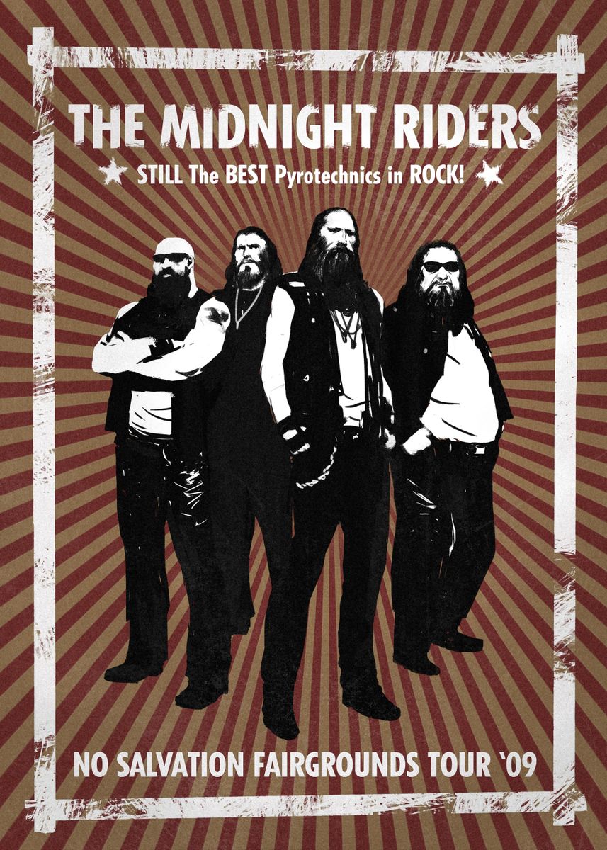 'The Midnight Riders' Poster, picture, metal print, paint by Left 4 ...