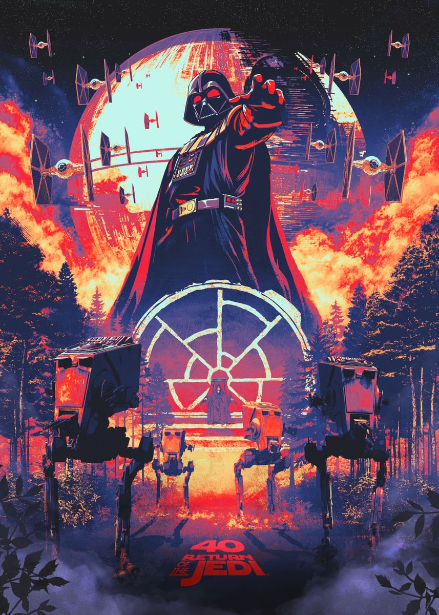 The Empire' Poster, picture, metal print, paint by Star Wars