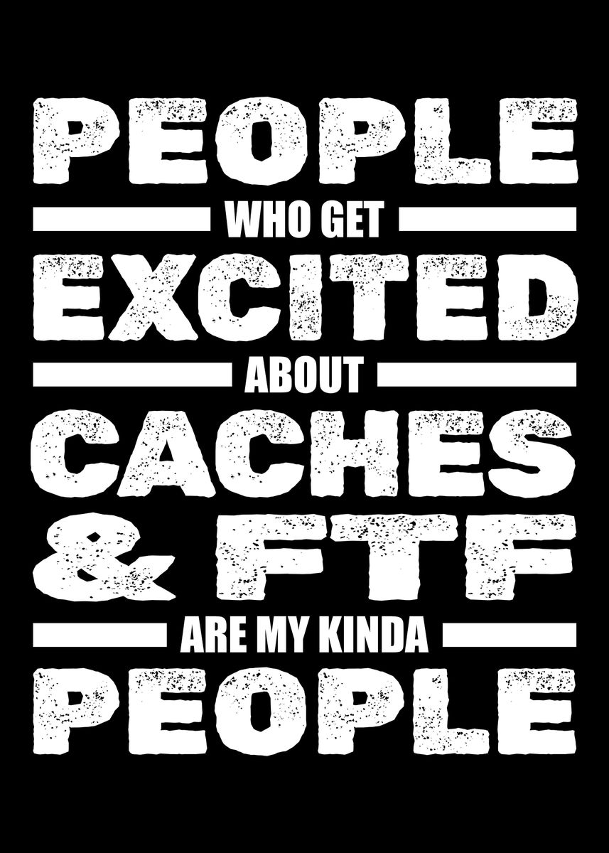 'Geocache Funny' Poster by BobbyBubble Displate
