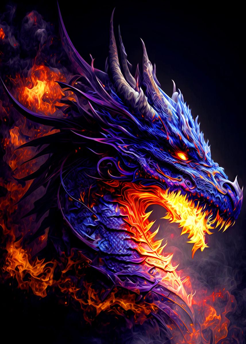 'Dragon' Poster by tona Billi | Displate