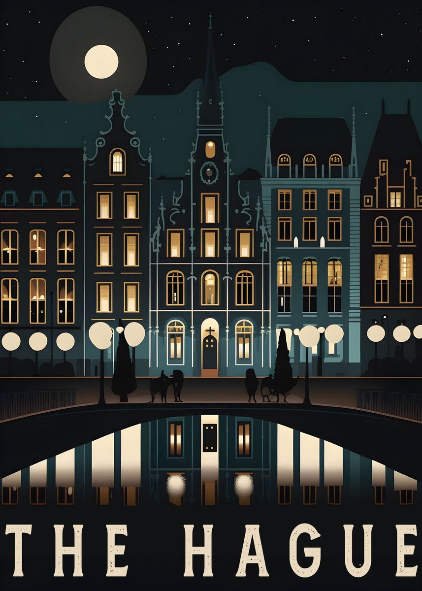 'The Hague The Netherlands' Poster by Khloi Marinoy | Displate