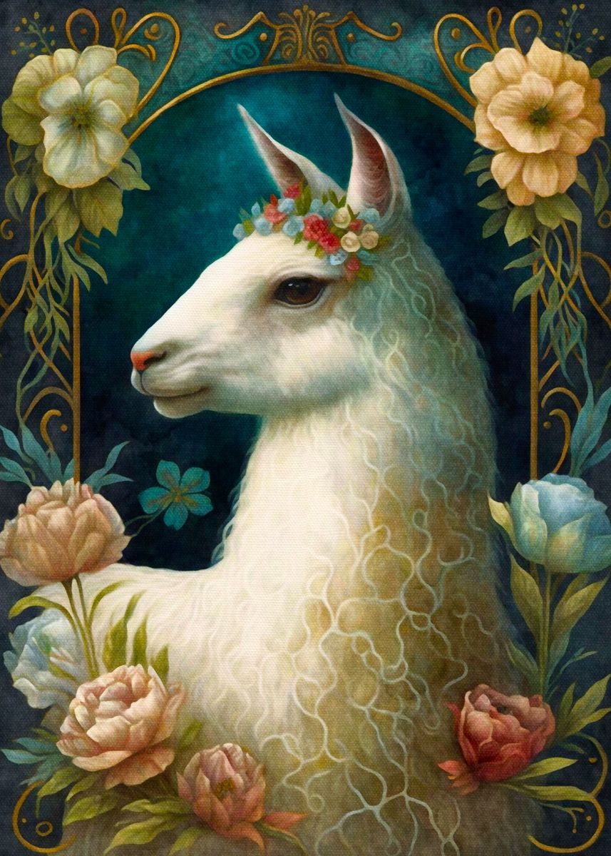 'The Llama' Poster by Ilyrin  | Displate
