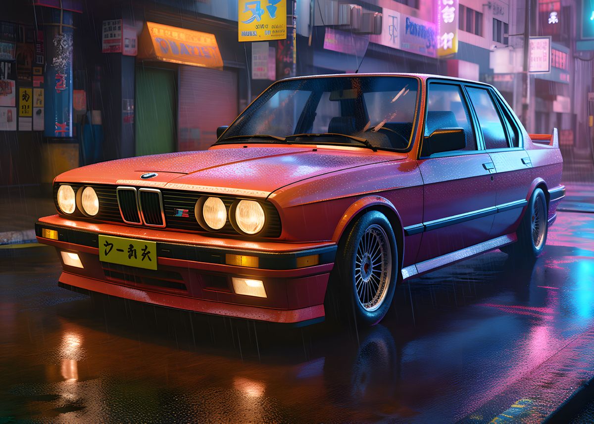 Bmw E30 Poster By Goodlifeimages Displate