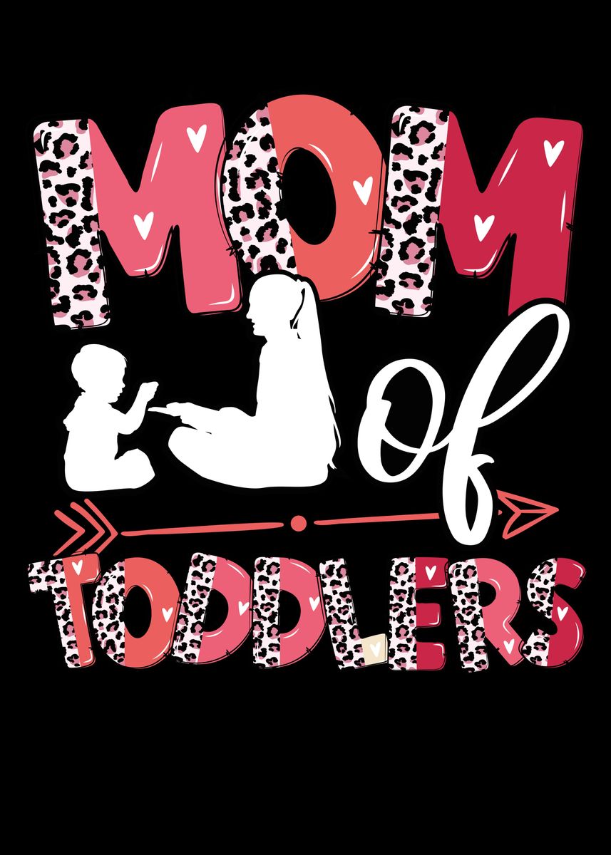 'Mom of toddlers' Poster by BeMi  | Displate
