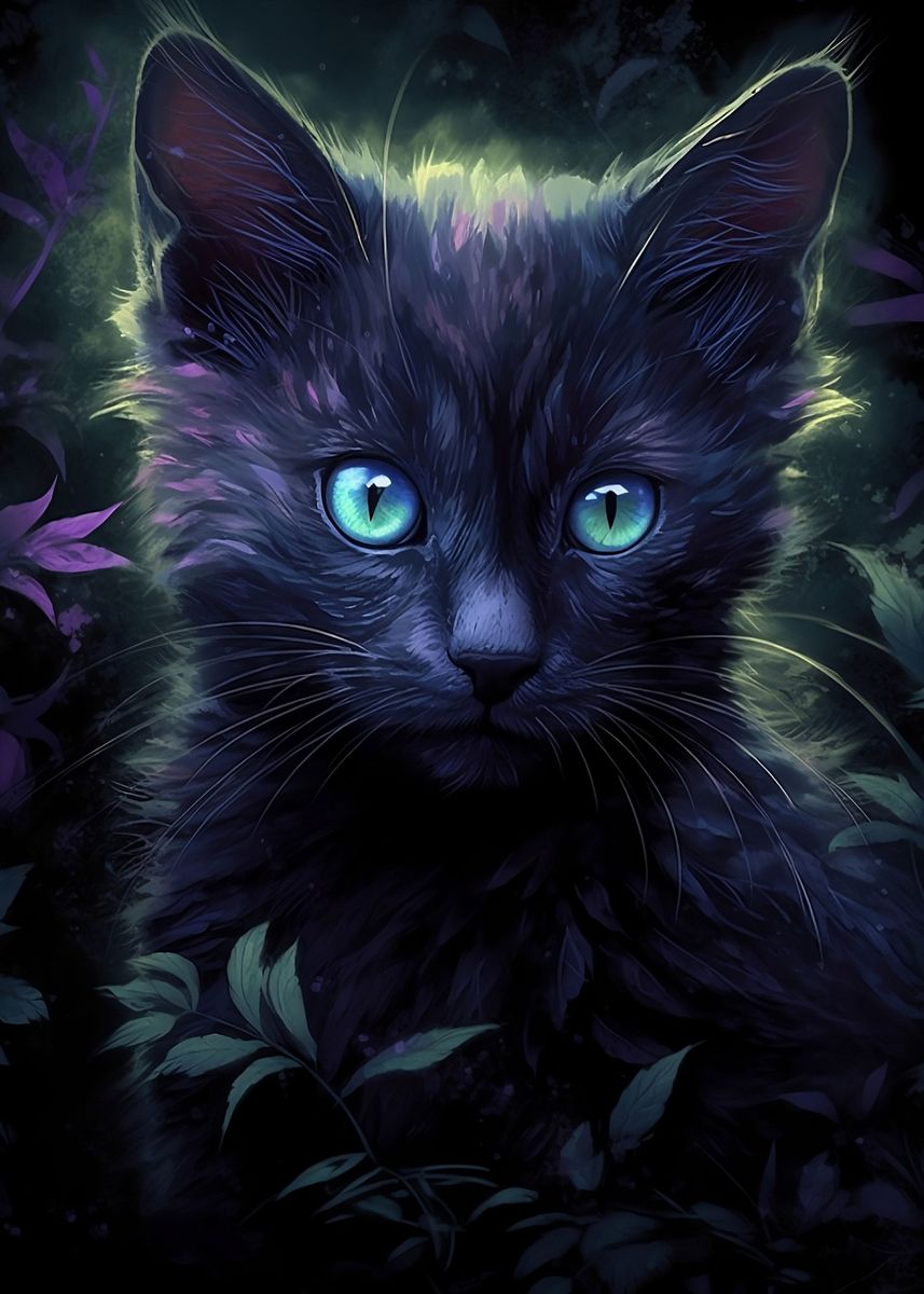 'Cute Cat' Poster by professionaldesigns | Displate