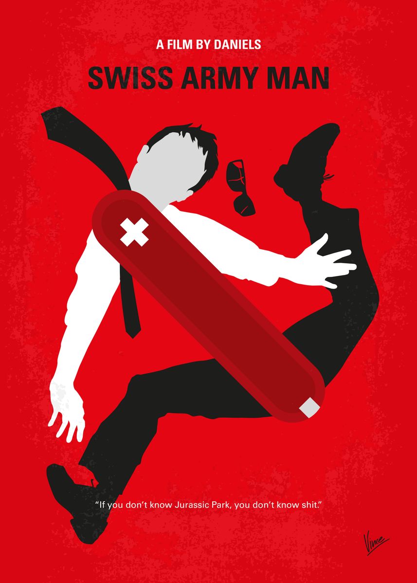 ‘Swiss Army Man’ Poster, picture, metal print, paint by Chungkong Art