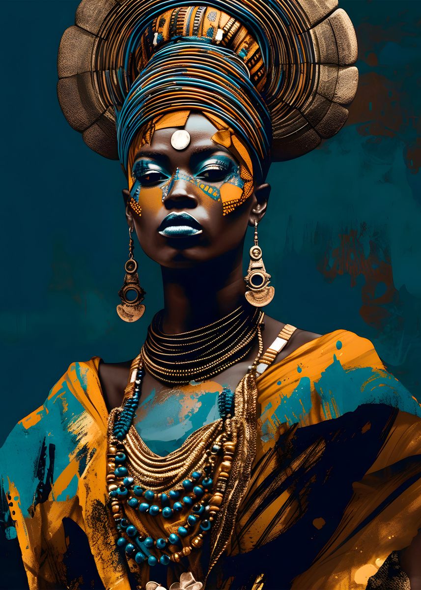 'African Queen' Poster by helveola | Displate