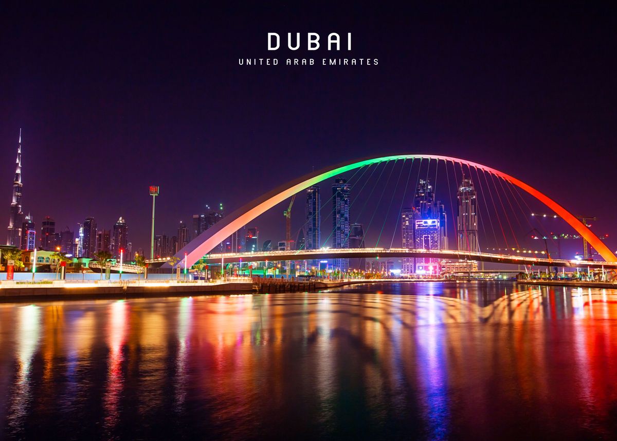 'Dubai  ' Poster by Famous City | Displate