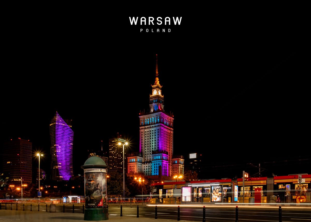 'Warsaw ' Poster by Explore Universe | Displate