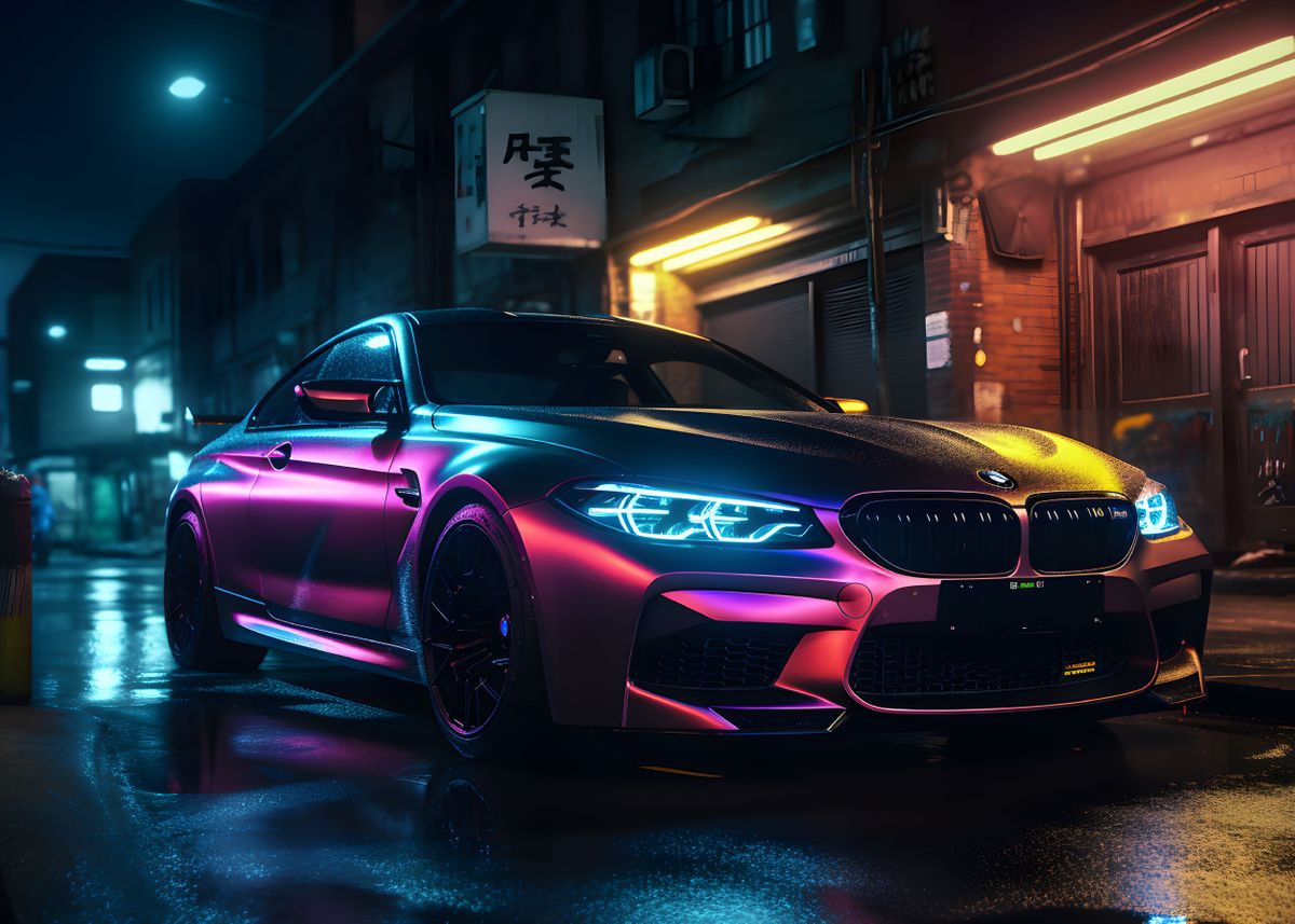 bmw neon lights