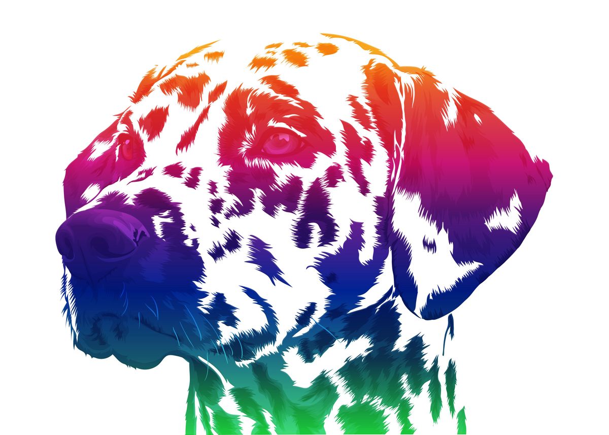 'Dalmatian Dog' Poster by Morgan Moorhead | Displate