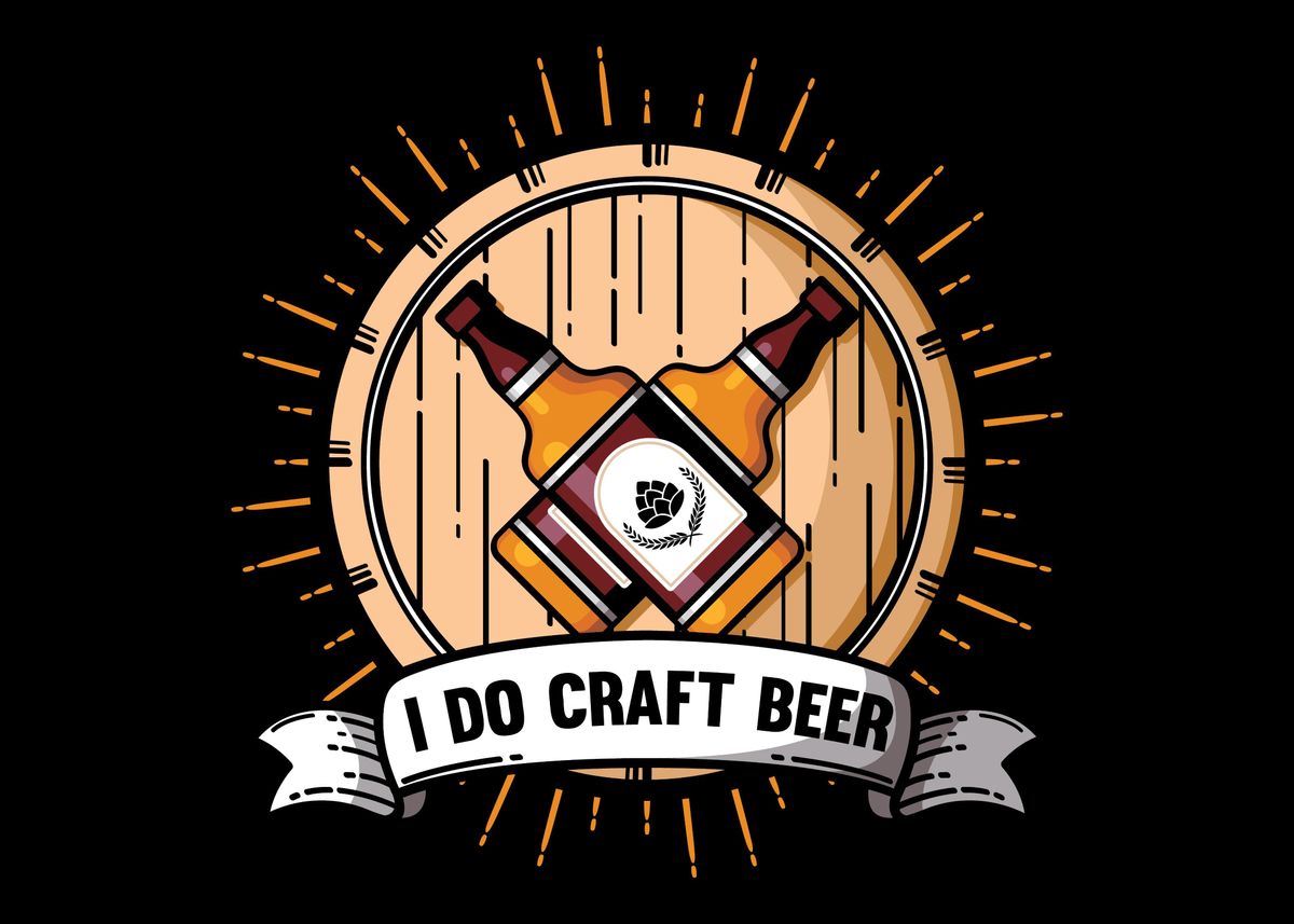 'Craft Beer Home Brewing' Poster by CrazySquirrel Displate