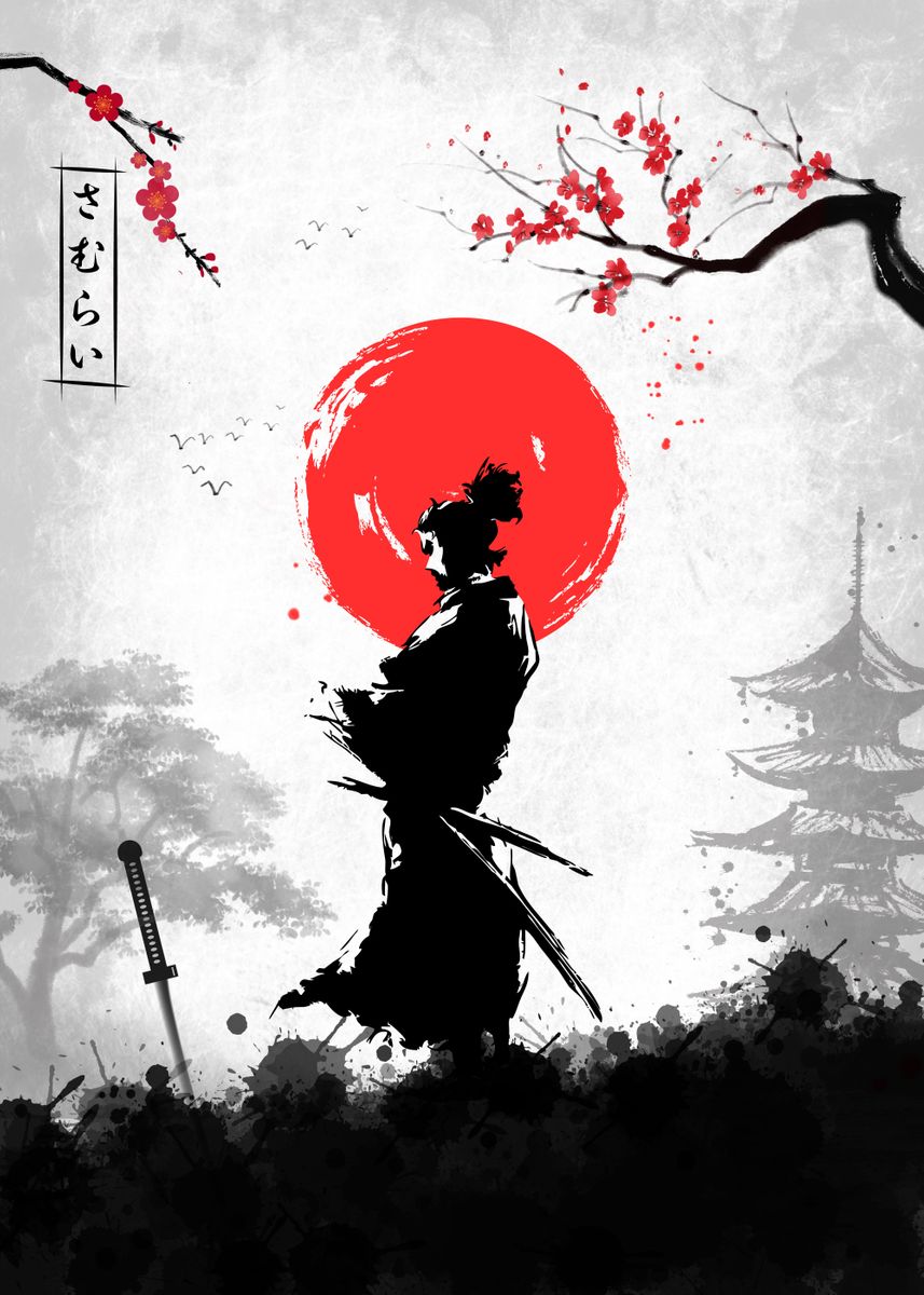 'Samurai Warrior' Poster, picture, metal print, paint by Faissal Thomas ...