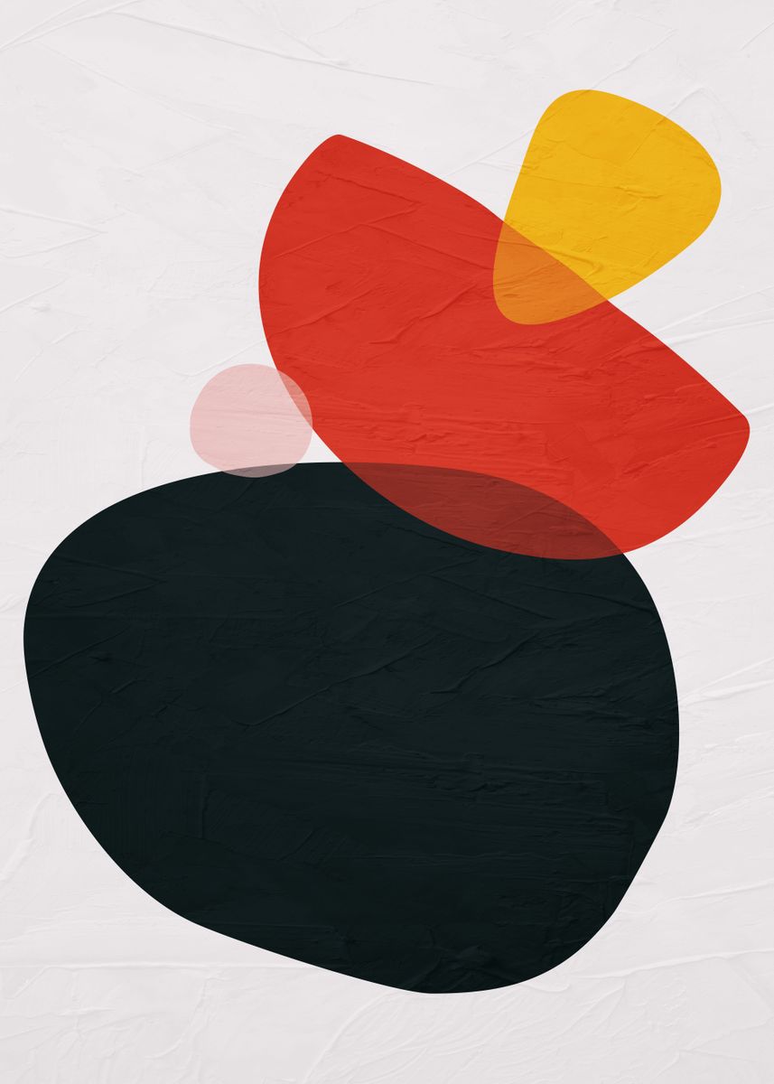 'organic Abstract Shapes' Poster By Uillianrius 