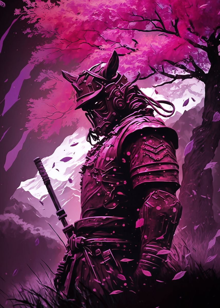 Samurai 6' Poster, picture, metal print, paint by the Moooh | Displate
