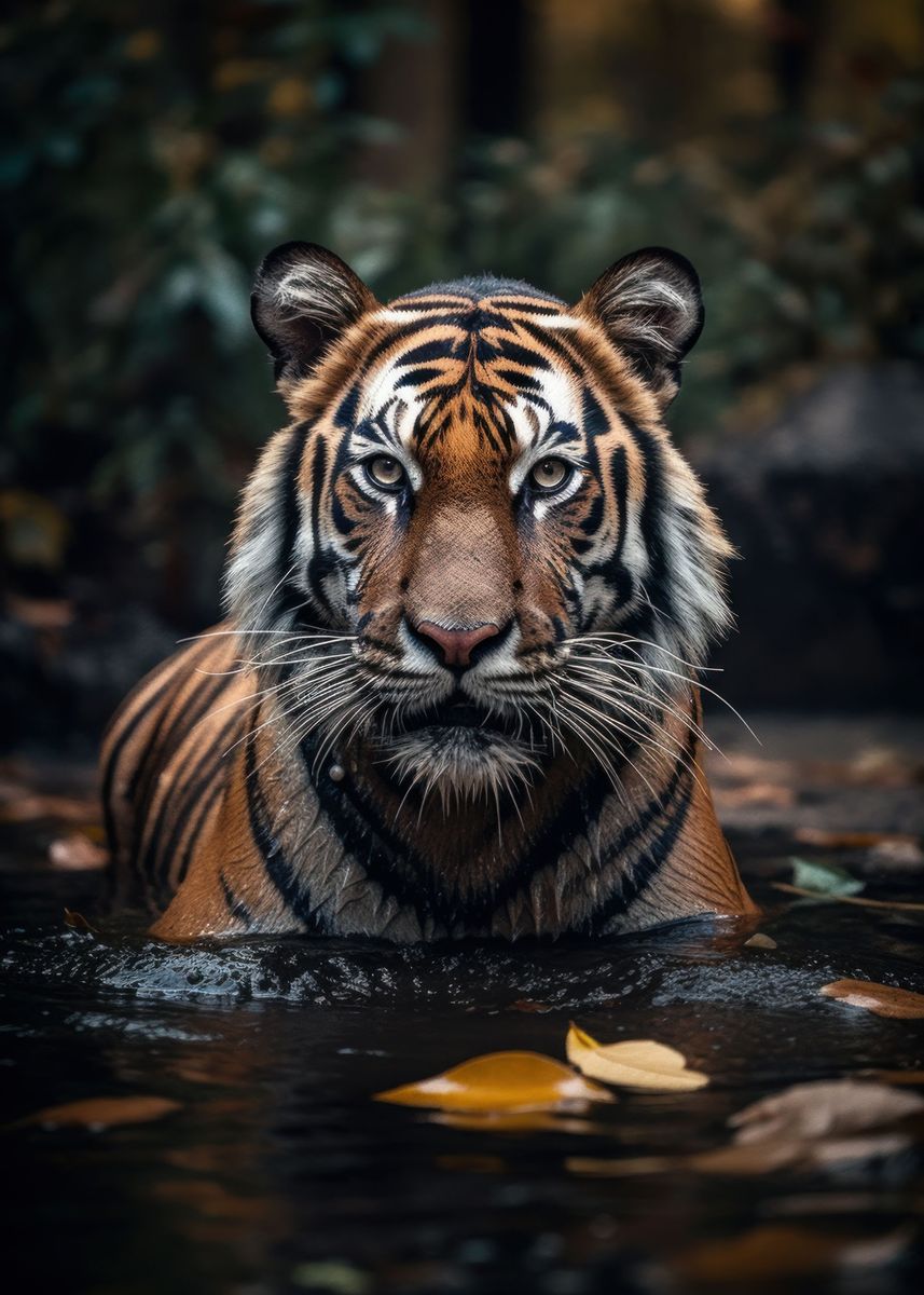 'Tiger Wildlife Photography' Poster, picture, metal print, paint by ...