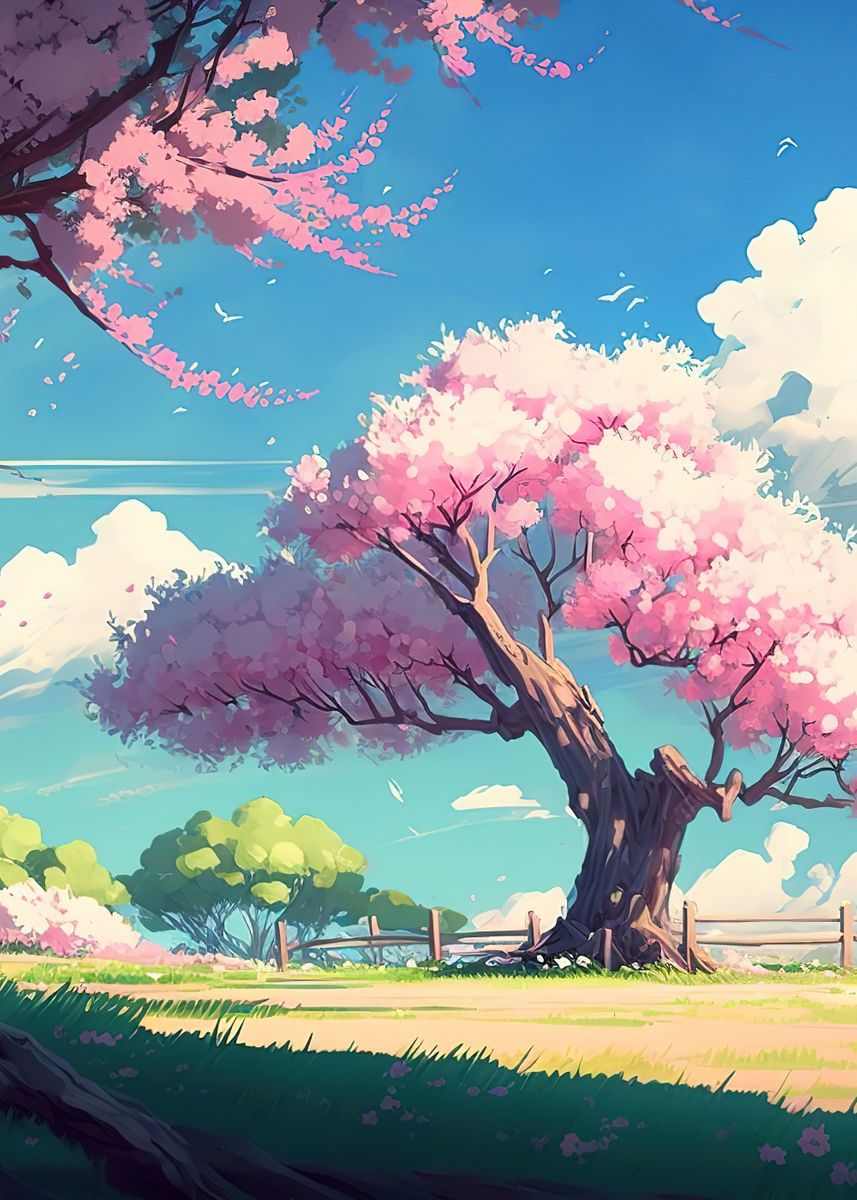 'Japan sakura' Poster by King Kean | Displate