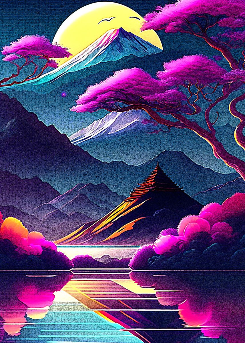 ' Landscapes art' Poster by erma wati Displate