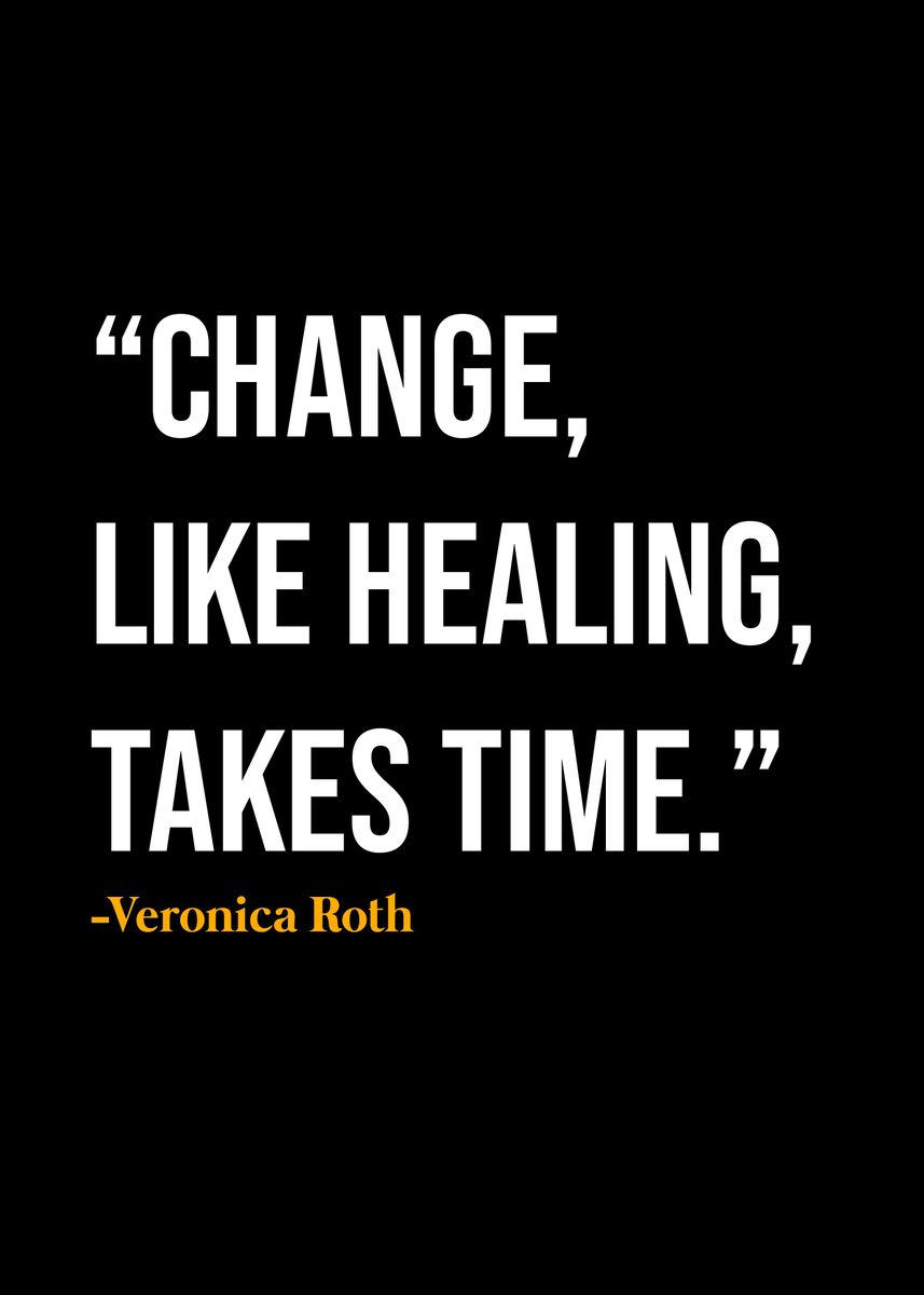 'Veronica Roth Quote ' Poster by KAZE | Displate