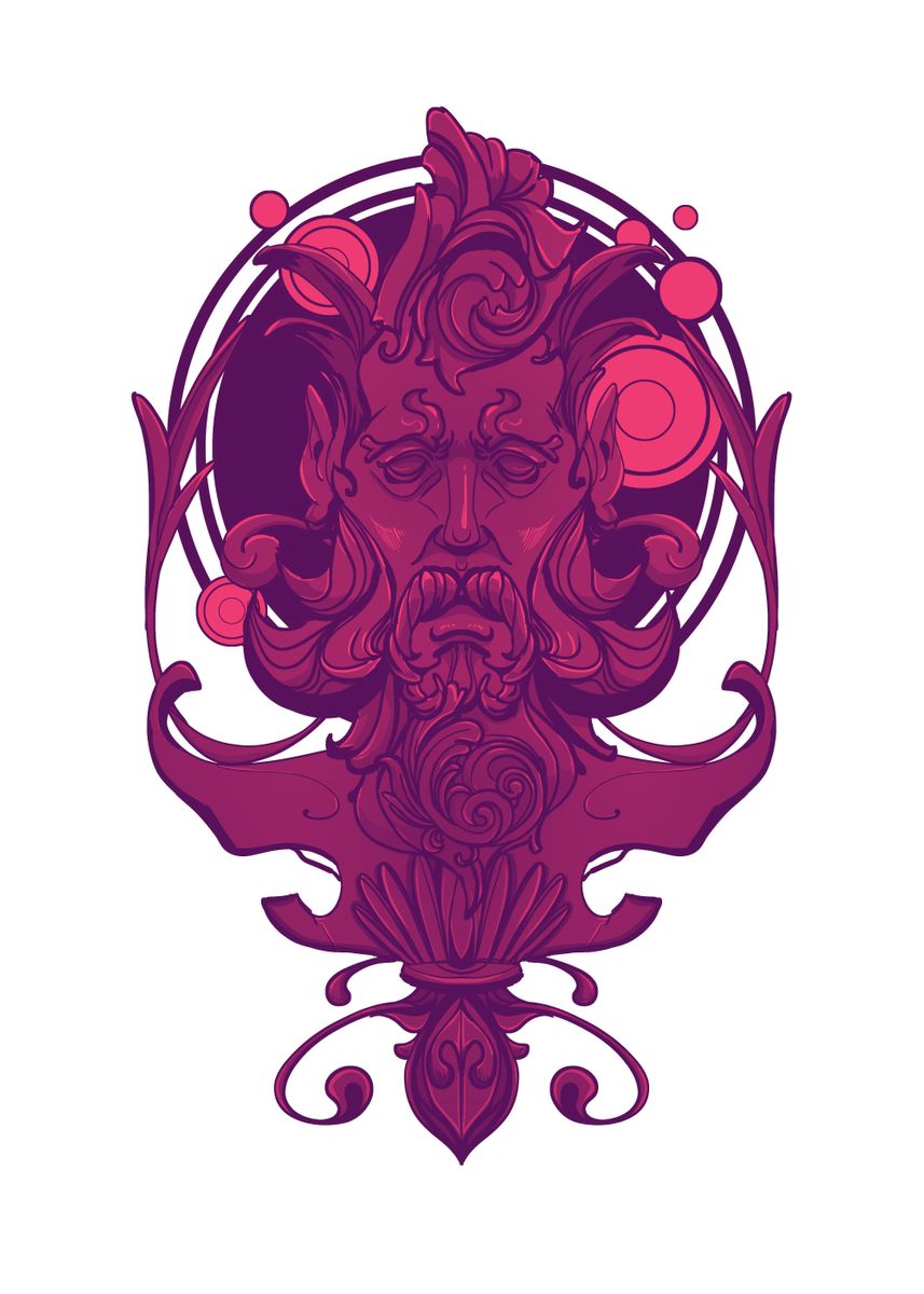 'Greek Statue Vaporwave' Poster by Atanas Popovski Displate