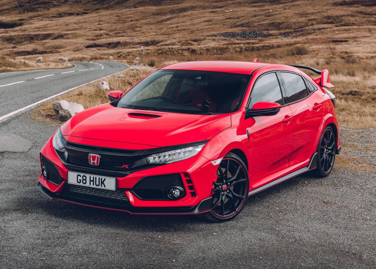 Civic Type R Red Sport Car Poster By Bala Raja Displate civic-type-r-red-sport-car-poster-by-bala-raja-displate