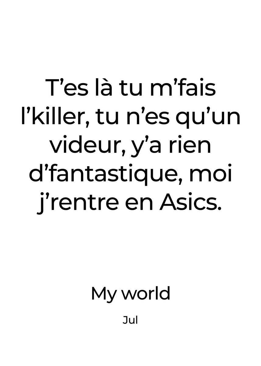 'Jul Poster Affiche' Poster, picture, metal print, paint by Jimmy ...