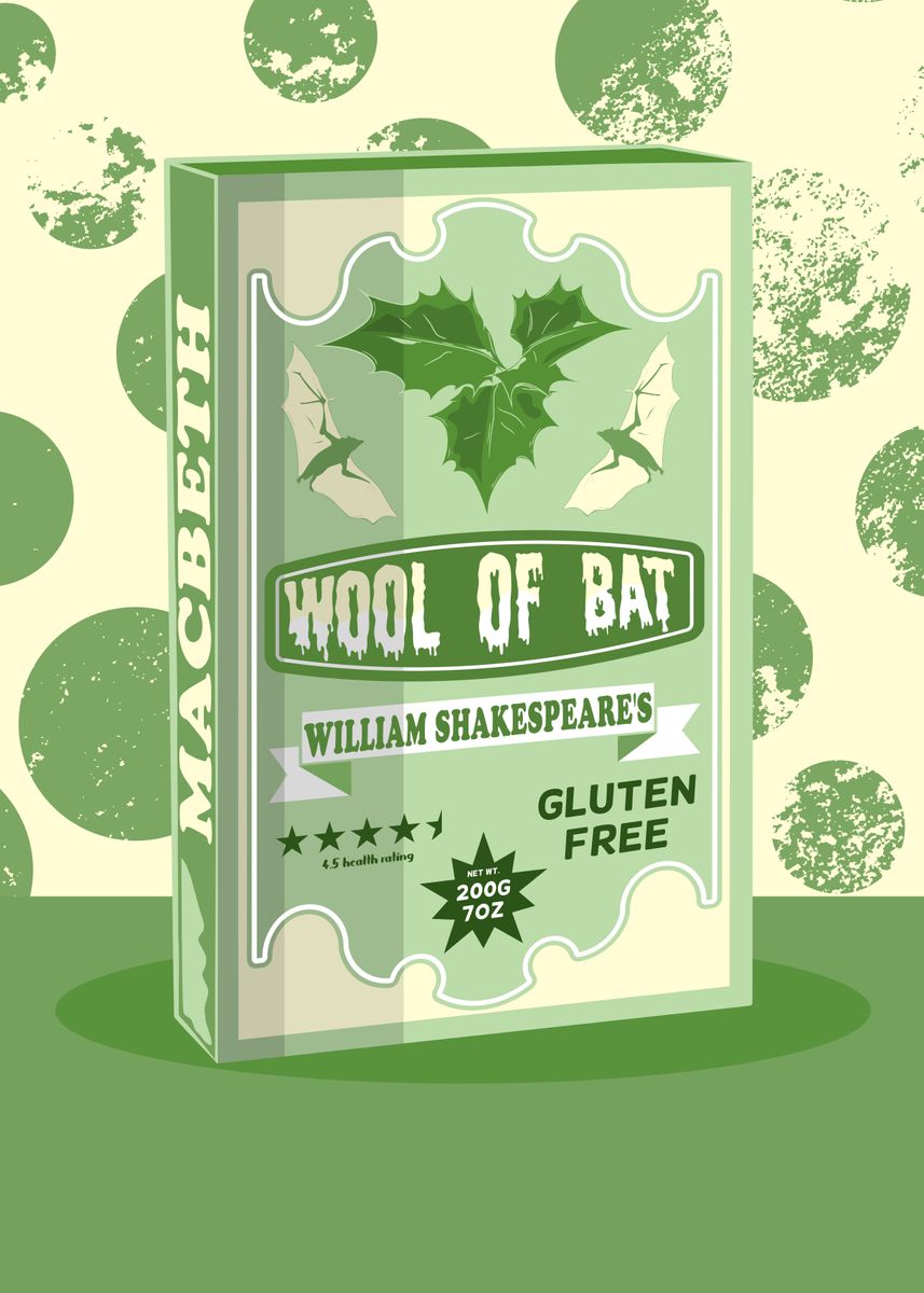 'WOOL OF BAT' Poster by mailbox disco Displate