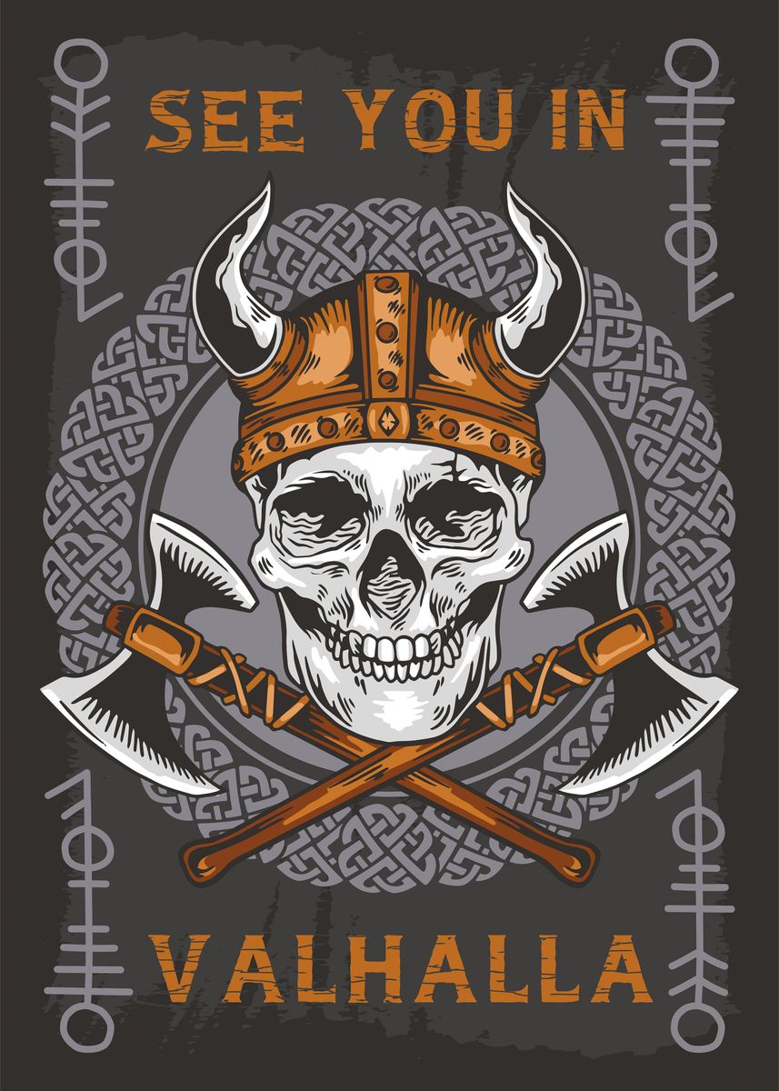 'See You In Valhalla' Poster by Ilyrin Displate