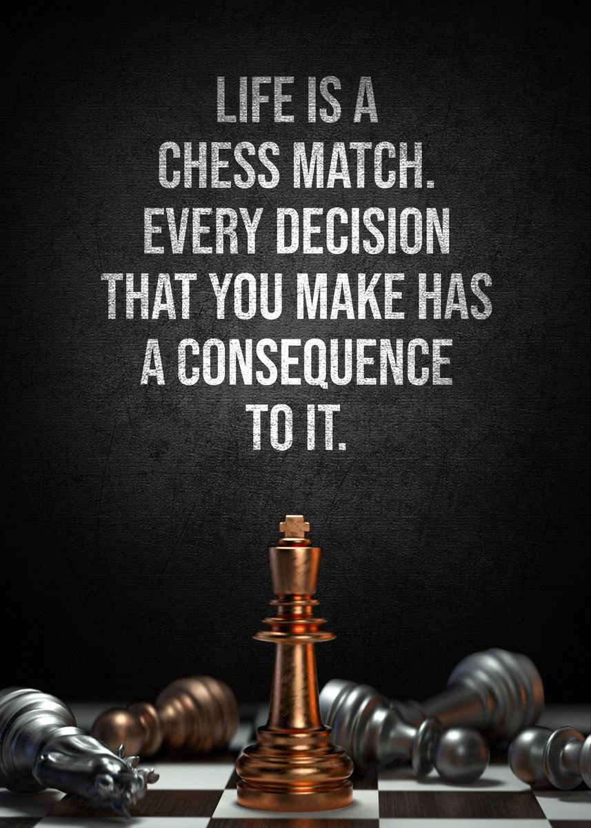 The Majestic King of Chess' Poster, picture, metal print, paint by Steel  Canvas Creations, Displate in 2023