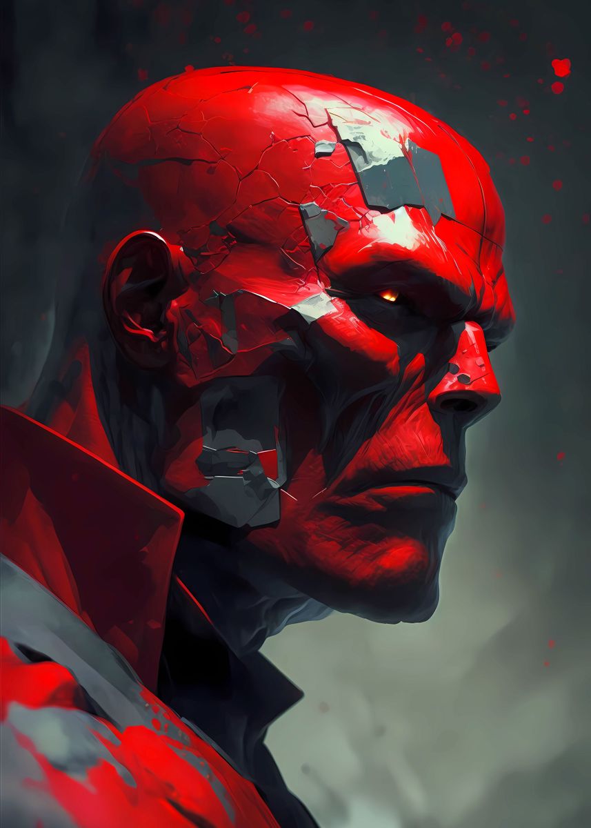 'The Red Skull' Poster by Echelon IMG | Displate