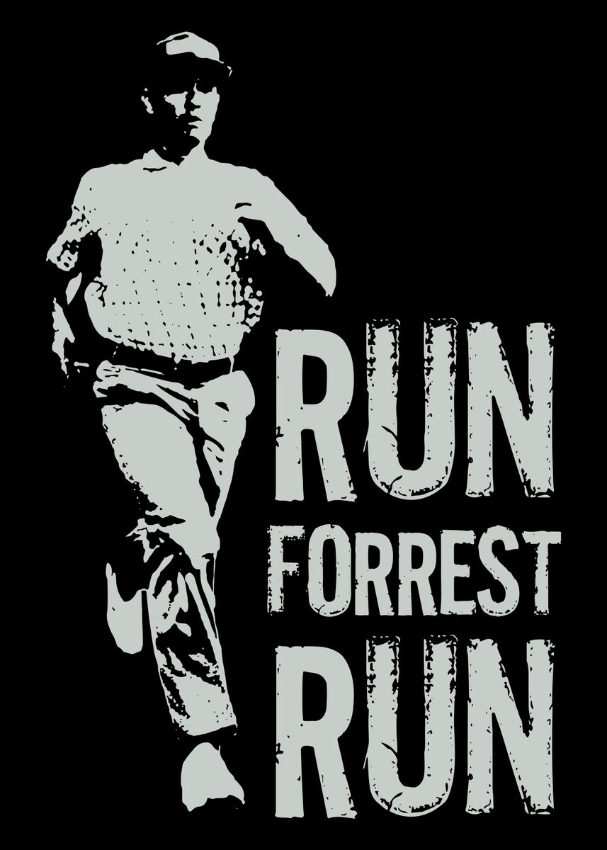 'run forrest run' Poster by jantikusuma wardani Displate