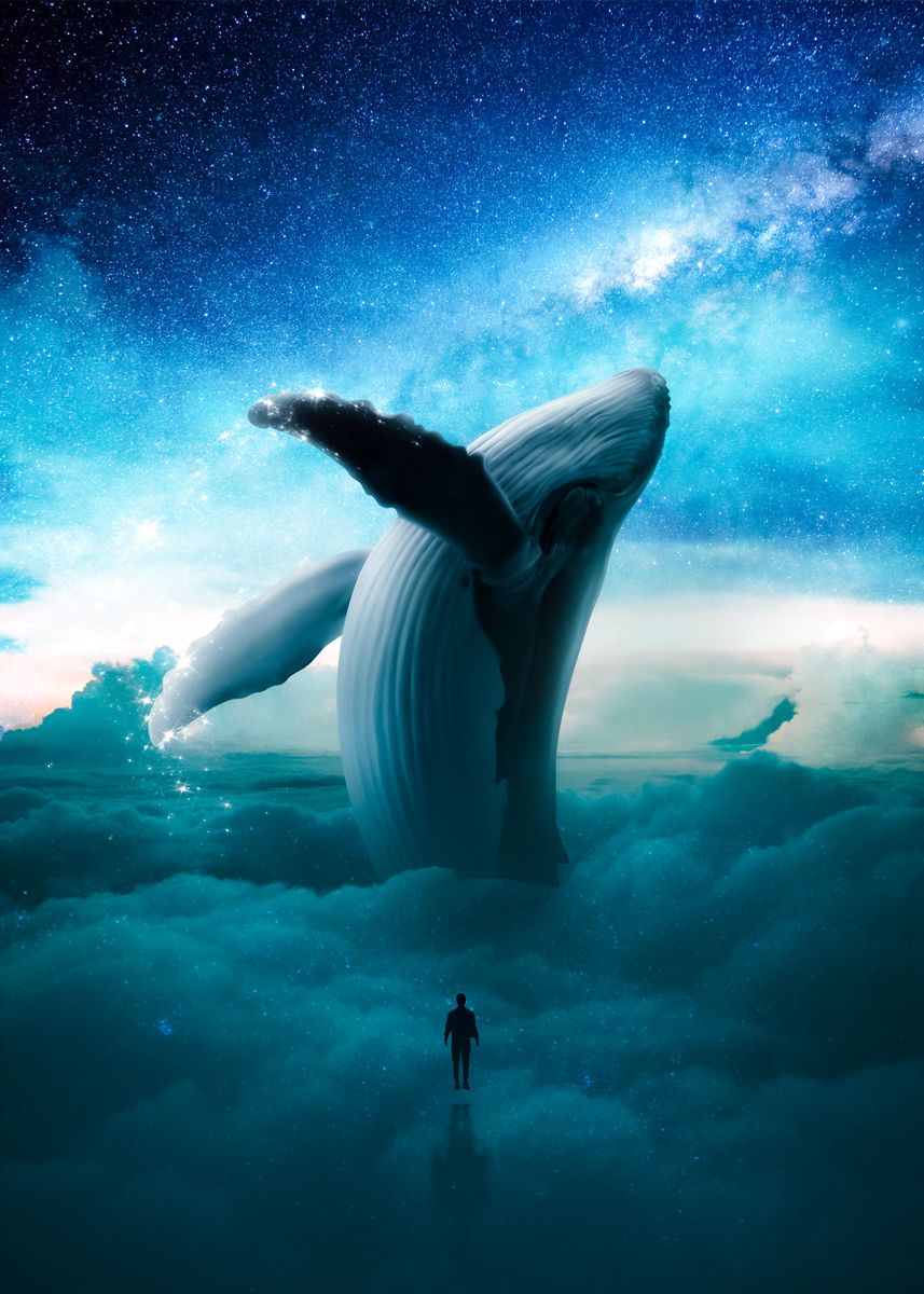 'Big Whale' Poster by Rifqi Adi Purnama | Displate