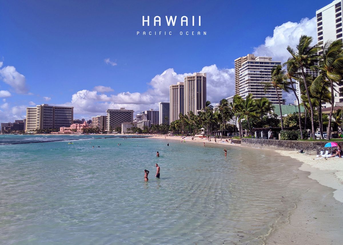 'Hawaii ' Poster by Travel Addict | Displate