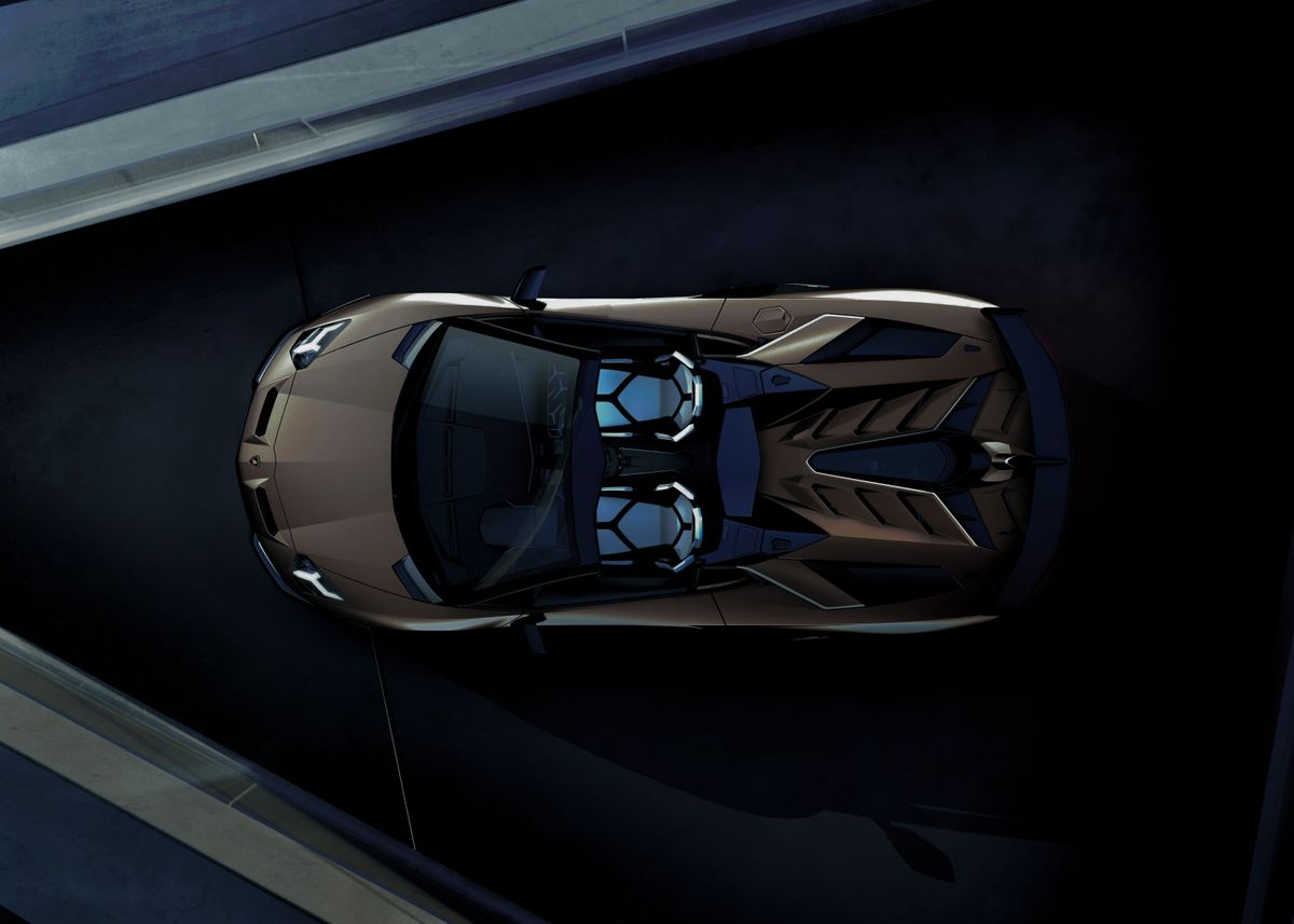 Aventador SVJ' Poster by Kw Supers Displate