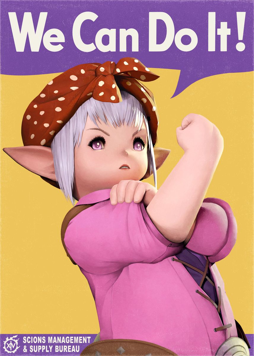 Tataru Can Do It' Poster by Preach Gaming Displate